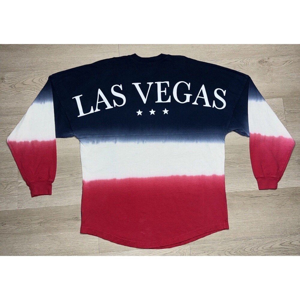 Las Vegas Spirit Jersey American Flag Red White And Blue Patriotic Size Small